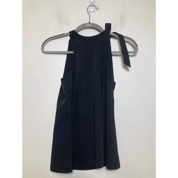 Banana Republic Black Neck Bow Cami sz 0 - Picture 1 of 2